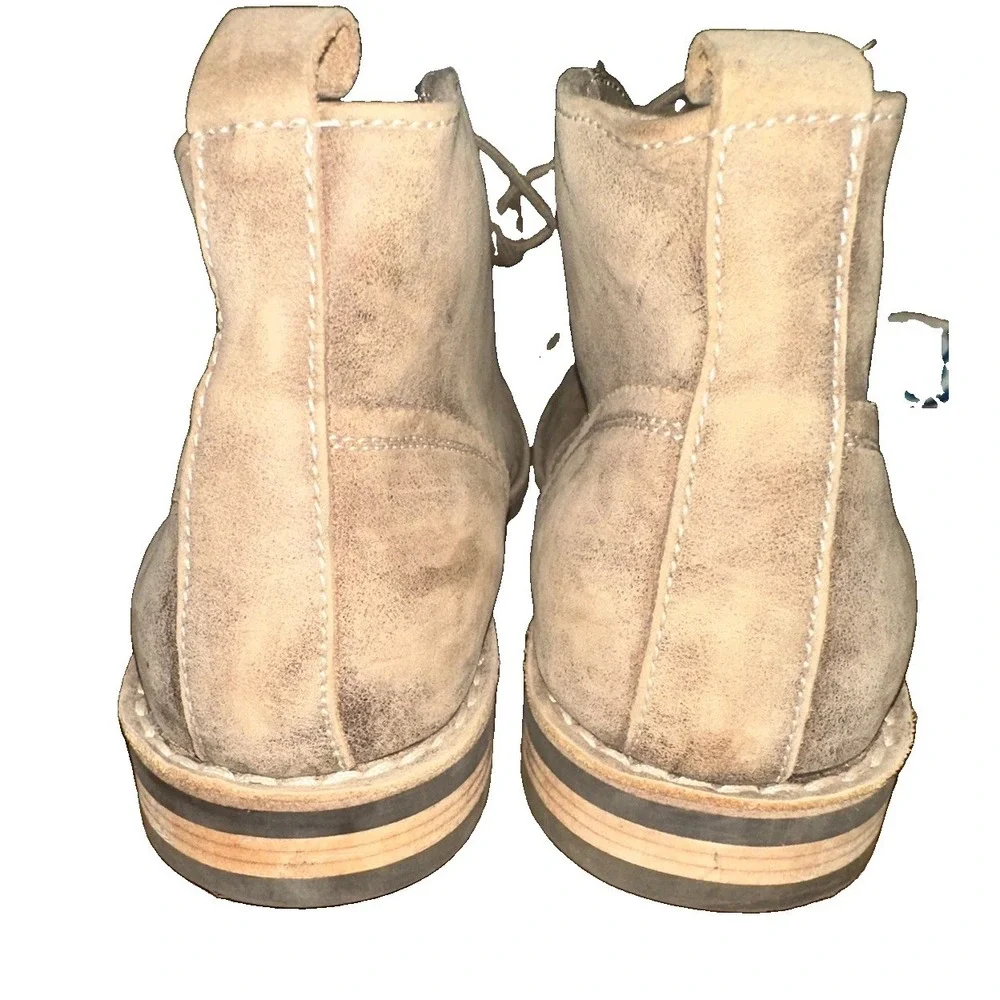 Penguin Chukka Boots Mens 10.5 Brown Suede Merle Ankle Boots Distressed UK 9.5